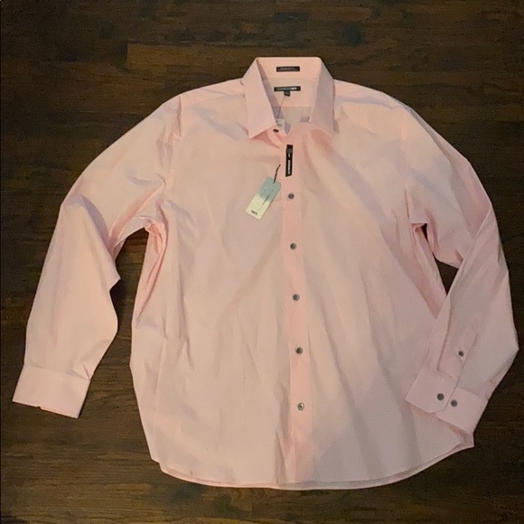 Express Other - Express Dress Shirt XXL 18-18 1/2 Light Pink
